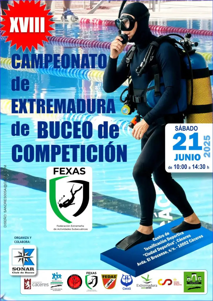 XVIII Campeonato de Extremadura deBuceo de Competición